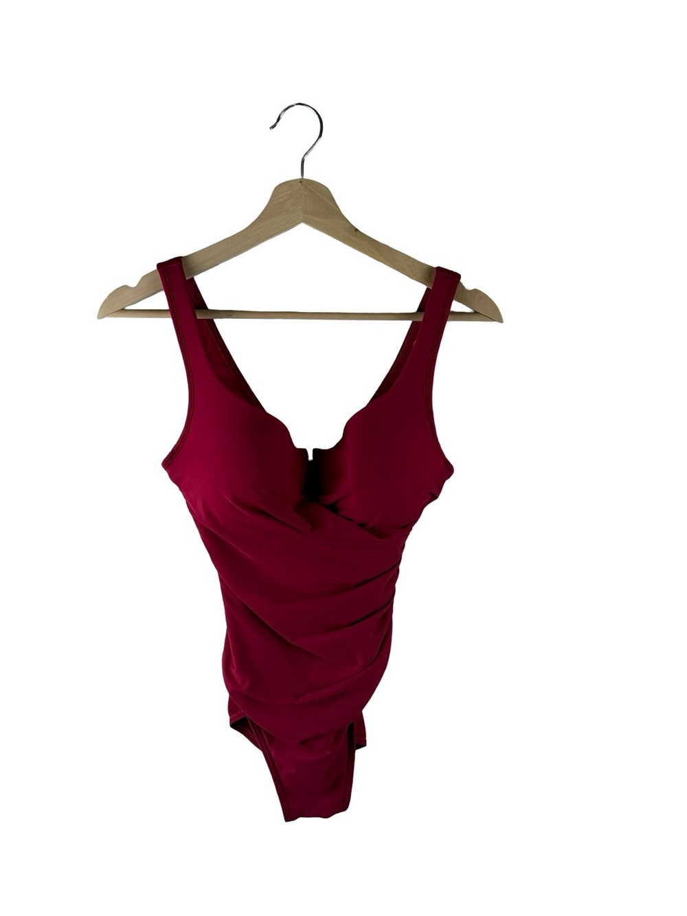 Miraclesuit Must Have Escape Underwire One Piece Swimsuit red Size 8 - Picture 4 of 8